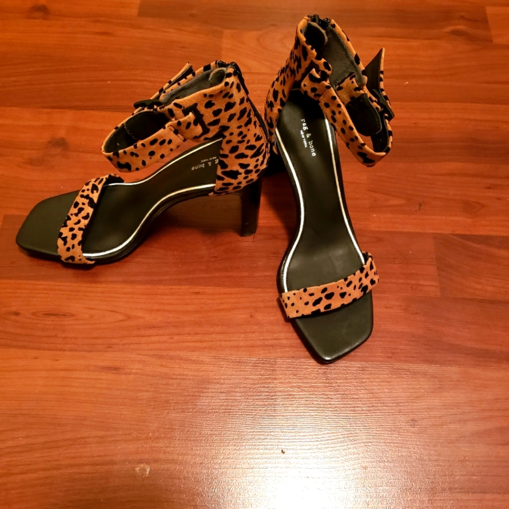 Rag & Bone Leopard Print Heels - image 1